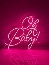 Неонова вивіска "Oh Baby" - Creative Neon UA